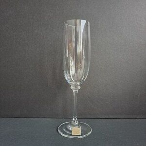 Mikasa Tiffany T7201 Champagne Flute 8.5" Austria Crystal Fluted Glass Elegant